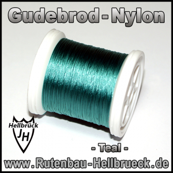 Gudebrod Bindegarn - Nylon - Farbe: Teal -A-